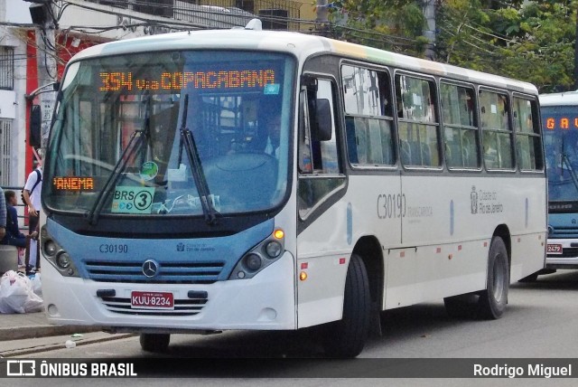 Transportes Futuro C30190 na cidade de Rio de Janeiro, Rio de Janeiro, Brasil, por Rodrigo Miguel. ID da foto: 12059201.