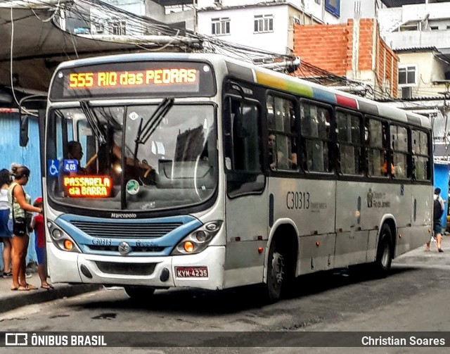 Transportes Futuro C30313 na cidade de Rio de Janeiro, Rio de Janeiro, Brasil, por Christian Soares. ID da foto: 12059464.