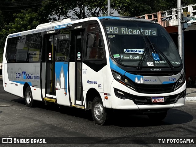 Auto Ônibus Alcântara 3.099 na cidade de São Gonçalo, Rio de Janeiro, Brasil, por TM FOTOGAFIA. ID da foto: 12059168.