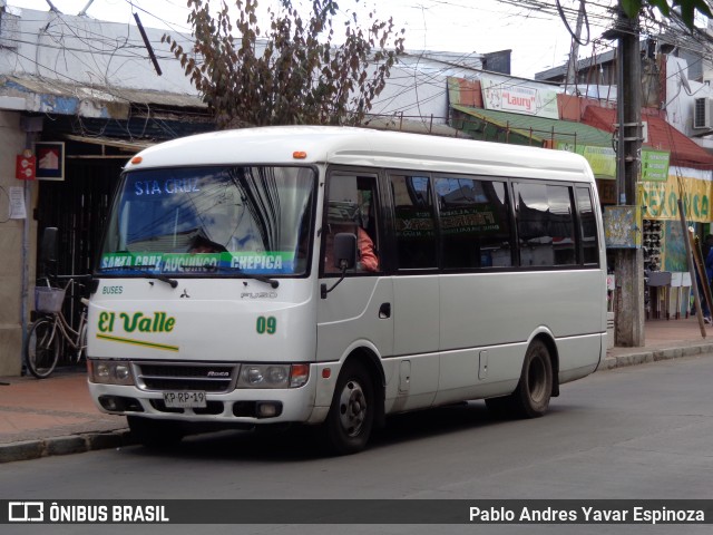 Minibuses El Valle 09 na cidade de Santa Cruz, Colchagua, Libertador General Bernardo O'Higgins, Chile, por Pablo Andres Yavar Espinoza. ID da foto: 12060739.