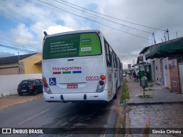 Consórcio Navegantes - 02 > Viação São Jorge > Transurb Transporte Urbano 02053 na cidade de João Pessoa, Paraíba, Brasil, por Simão Cirineu. ID da foto: 12060436.