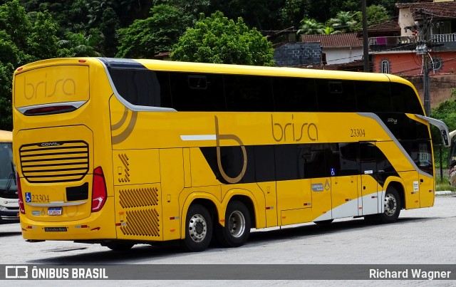 Brisa Ônibus 23304 na cidade de Petrópolis, Rio de Janeiro, Brasil, por Richard Wagner. ID da foto: 12059726.