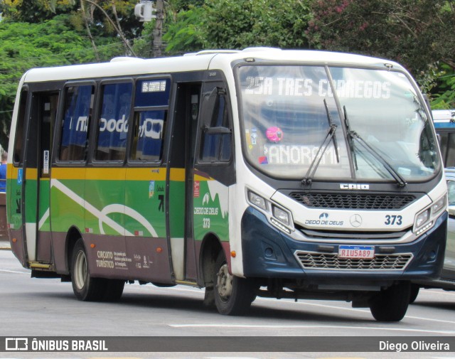 Viação Dedo de Deus 373 na cidade de Teresópolis, Rio de Janeiro, Brasil, por Diego Oliveira. ID da foto: 12058758.