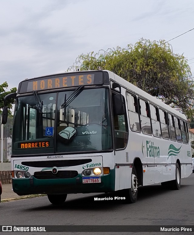 Fátima Transportes e Turismo 14850 na cidade de Canoas, Rio Grande do Sul, Brasil, por Maurício Pires. ID da foto: 12058358.