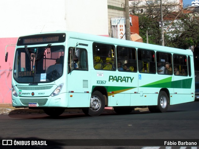 Viação Paraty 10367 na cidade de Araraquara, São Paulo, Brasil, por Fábio Barbano. ID da foto: 12060152.