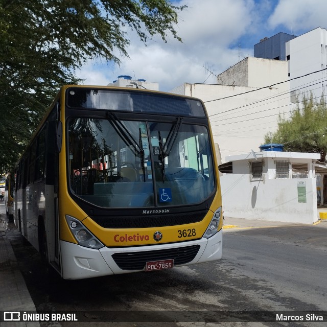 Coletivo Transportes 3628 na cidade de Caruaru, Pernambuco, Brasil, por Marcos Silva. ID da foto: 12058373.
