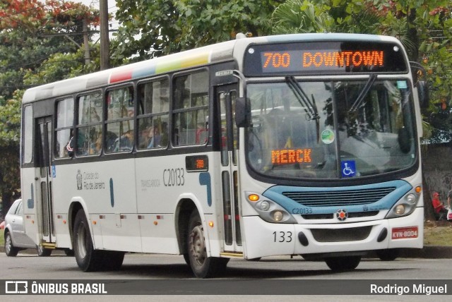 Transportes Litoral Rio C20133 na cidade de Rio de Janeiro, Rio de Janeiro, Brasil, por Rodrigo Miguel. ID da foto: 12059362.