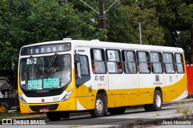 Empresa de Transportes Nova Marambaia AT-107 na cidade de Belém, Pará, Brasil, por Joao Honorio. ID da foto: 12062409.
