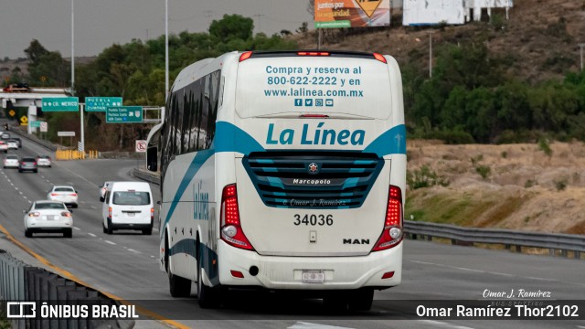 La Línea 34036 na cidade de Huehuetoca, Estado de México, México, por Omar Ramírez Thor2102. ID da foto: 12062275.
