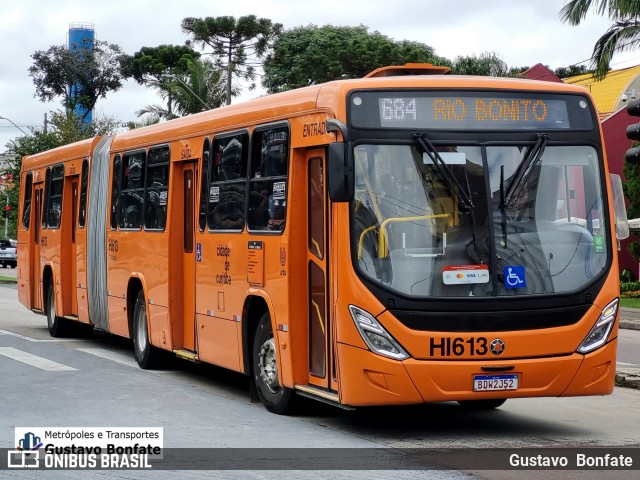 Auto Viação Redentor HI613 na cidade de Curitiba, Paraná, Brasil, por Gustavo  Bonfate. ID da foto: 12062402.