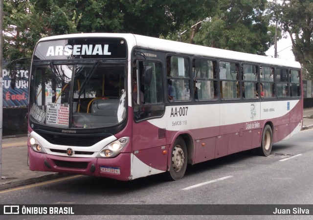 Transportadora Arsenal AA-007 na cidade de Belém, Pará, Brasil, por Juan Silva. ID da foto: 12061226.
