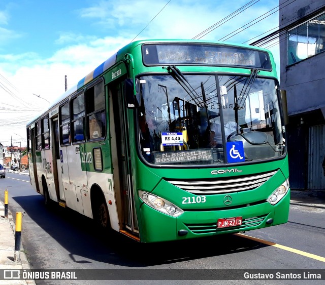 OT Trans - Ótima Salvador Transportes 21103 na cidade de Salvador, Bahia, Brasil, por Gustavo Santos Lima. ID da foto: 12061895.