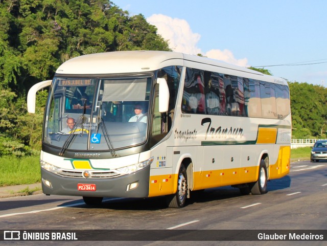 Transur - Transporte Rodoviário Mansur 6570 na cidade de Juiz de Fora, Minas Gerais, Brasil, por Glauber Medeiros. ID da foto: 12062076.