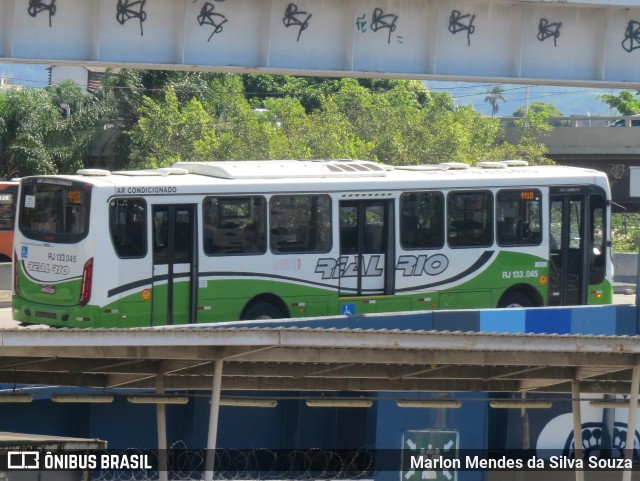 Expresso Real Rio RJ 133.045 na cidade de Rio de Janeiro, Rio de Janeiro, Brasil, por Marlon Mendes da Silva Souza. ID da foto: 12062253.