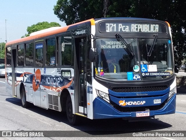 Viação Novacap C51502 na cidade de Rio de Janeiro, Rio de Janeiro, Brasil, por Guilherme Pereira Costa. ID da foto: 12062723.