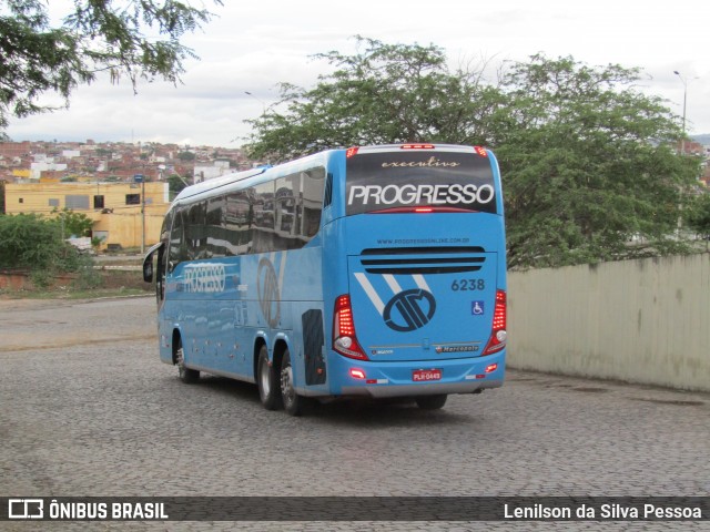 Auto Viação Progresso 6238 na cidade de Caruaru, Pernambuco, Brasil, por Lenilson da Silva Pessoa. ID da foto: 12063131.