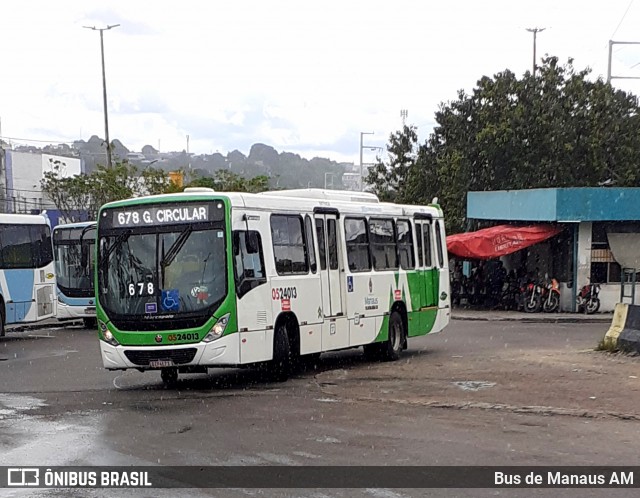 Via Verde Transportes Coletivos 0524013 na cidade de Manaus, Amazonas, Brasil, por Bus de Manaus AM. ID da foto: 12062822.