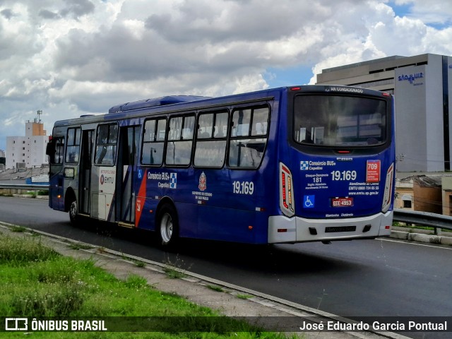 Transportes Capellini 19.169 na cidade de Campinas, São Paulo, Brasil, por José Eduardo Garcia Pontual. ID da foto: 12061644.