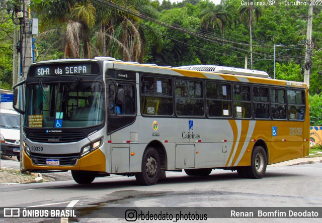Viação Cidade de Caieiras 20339 na cidade de Caieiras, São Paulo, Brasil, por Renan  Bomfim Deodato. ID da foto: 12062596.