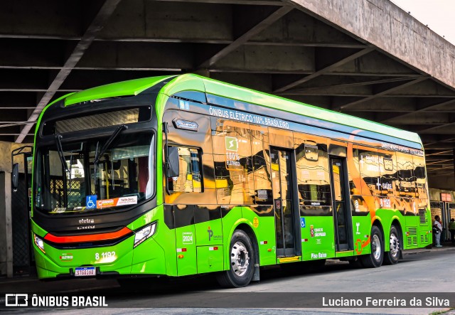 TRANSPPASS - Transporte de Passageiros 8 1192 na cidade de São Paulo, São Paulo, Brasil, por Luciano Ferreira da Silva. ID da foto: 12062831.