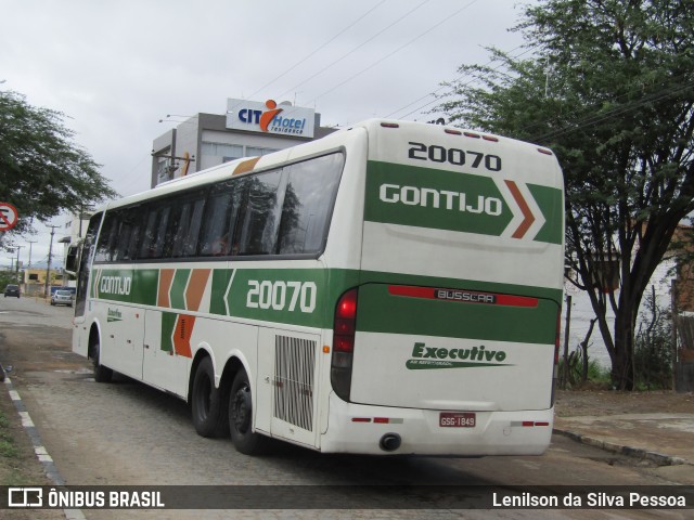 Empresa Gontijo de Transportes 20070 na cidade de Caruaru, Pernambuco, Brasil, por Lenilson da Silva Pessoa. ID da foto: 12063124.