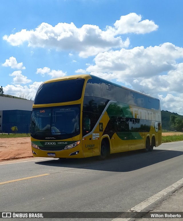 Empresa Gontijo de Transportes 23005 na cidade de Governador Valadares, Minas Gerais, Brasil, por Wilton Roberto. ID da foto: 12062855.