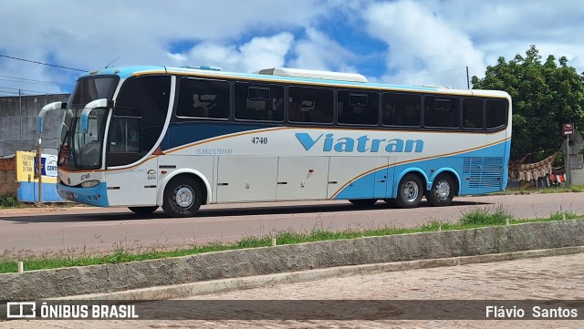 Viatran - Viação TransBrasília 4740 na cidade de Barra da Estiva, Bahia, Brasil, por Flávio  Santos. ID da foto: 12061498.