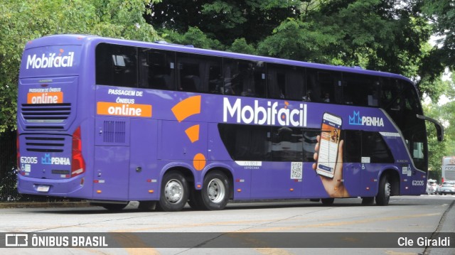 Empresa de Ônibus Nossa Senhora da Penha 62005 na cidade de São Paulo, São Paulo, Brasil, por Cle Giraldi. ID da foto: 12061380.