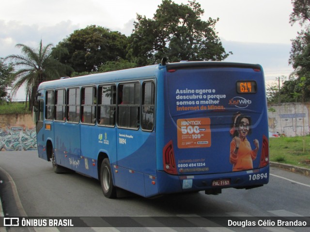 Pampulha Transportes > Plena Transportes 10894 na cidade de Belo Horizonte, Minas Gerais, Brasil, por Douglas Célio Brandao. ID da foto: 12063106.