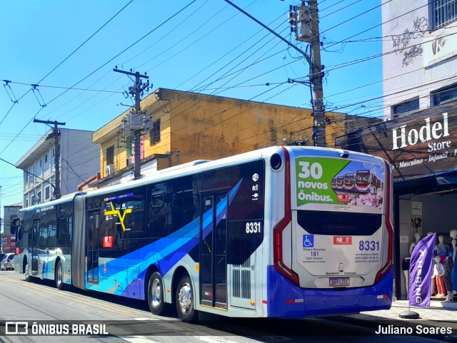 Next Mobilidade - ABC Sistema de Transporte 8331 na cidade de Santo André, São Paulo, Brasil, por Juliano Soares. ID da foto: 12061235.