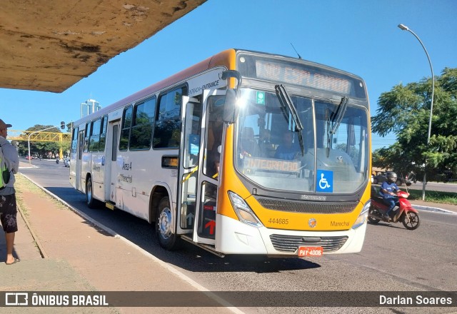 Auto Viação Marechal Brasília 444685 na cidade de Taguatinga, Distrito Federal, Brasil, por Darlan Soares. ID da foto: 12061139.