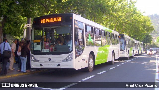 Metbus 16 na cidade de Providencia, Santiago, Metropolitana de Santiago, Chile, por Ariel Cruz Pizarro. ID da foto: 12061016.