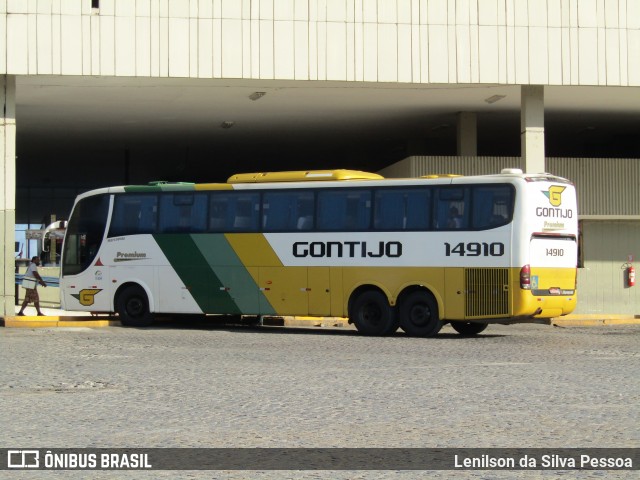 Empresa Gontijo de Transportes 14910 na cidade de Caruaru, Pernambuco, Brasil, por Lenilson da Silva Pessoa. ID da foto: 12063174.