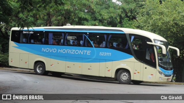 Viação Novo Horizonte 523111 na cidade de São Paulo, São Paulo, Brasil, por Cle Giraldi. ID da foto: 12061415.