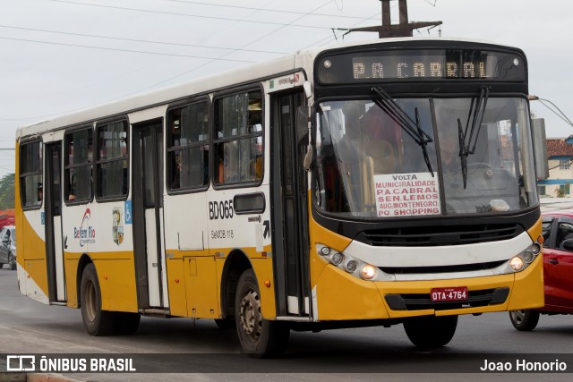 Belém Rio Transportes BD-065 na cidade de Belém, Pará, Brasil, por Joao Honorio. ID da foto: 12062452.
