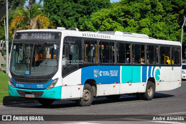 Transportes Campo Grande D53587 na cidade de Rio de Janeiro, Rio de Janeiro, Brasil, por André Almeida. ID da foto: 12062954.