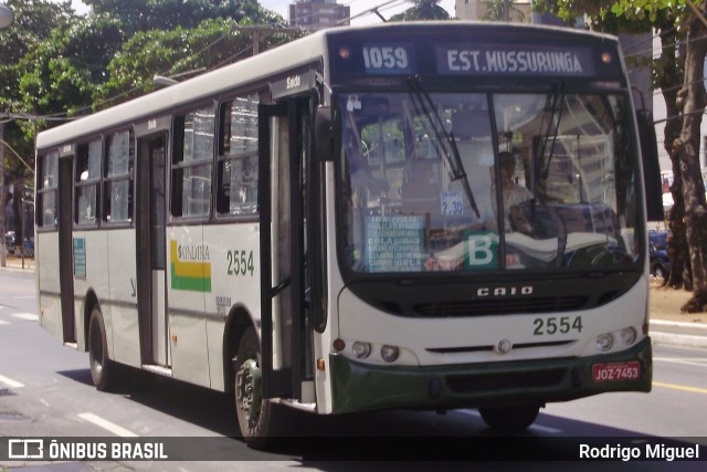 Transportes Ondina 2554 na cidade de Salvador, Bahia, Brasil, por Rodrigo Miguel. ID da foto: 12061929.