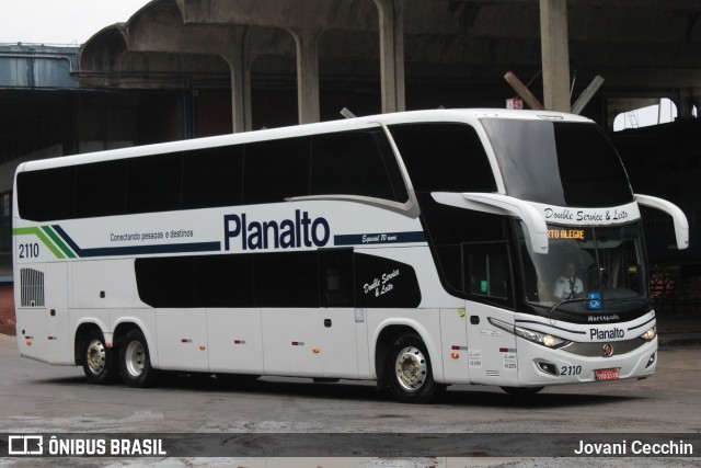 Planalto Transportes 2110 na cidade de Porto Alegre, Rio Grande do Sul, Brasil, por Jovani Cecchin. ID da foto: 12062936.