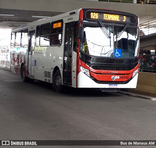 Integração Transportes 0424020 na cidade de Manaus, Amazonas, Brasil, por Bus de Manaus AM. ID da foto: 12062836.