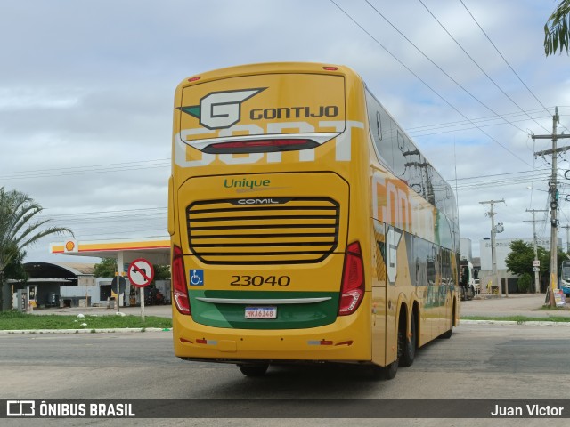 Empresa Gontijo de Transportes 23040 na cidade de Eunápolis, Bahia, Brasil, por Juan Victor. ID da foto: 12061012.