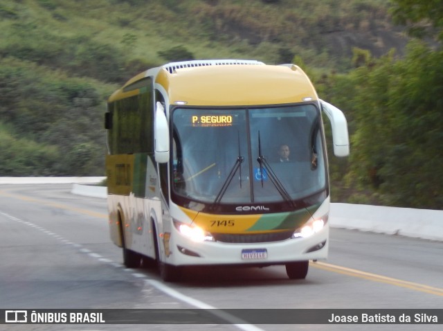 Empresa Gontijo de Transportes 7145 na cidade de Timóteo, Minas Gerais, Brasil, por Joase Batista da Silva. ID da foto: 12062439.