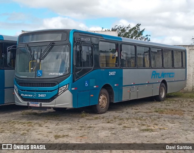 ATT - Atlântico Transportes e Turismo 2457 na cidade de Vitória da Conquista, Bahia, Brasil, por Davi Santos. ID da foto: 12061051.