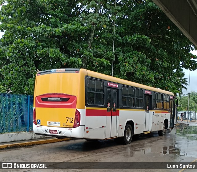 Empresa Metropolitana 712 na cidade de Recife, Pernambuco, Brasil, por Luan Santos. ID da foto: 12061751.