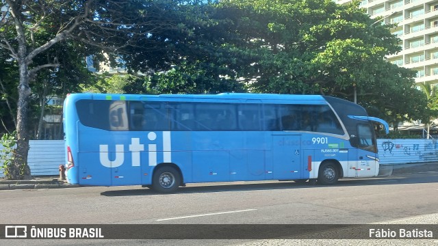 UTIL - União Transporte Interestadual de Luxo 9901 na cidade de Rio de Janeiro, Rio de Janeiro, Brasil, por Fábio Batista. ID da foto: 12061431.