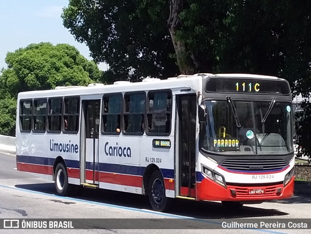 Empresa de Transportes Limousine Carioca RJ 129.024 na cidade de Rio de Janeiro, Rio de Janeiro, Brasil, por Guilherme Pereira Costa. ID da foto: 12063007.