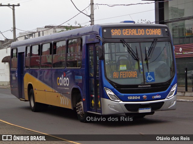 Viação Feitoria 12204 na cidade de São Leopoldo, Rio Grande do Sul, Brasil, por Otávio dos Reis . ID da foto: 12062637.