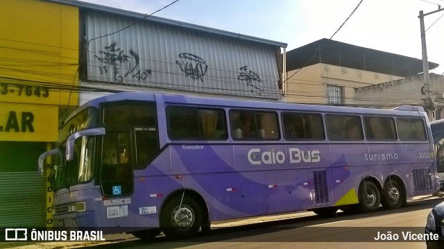 Caio Bus 2000 na cidade de Duque de Caxias, Rio de Janeiro, Brasil, por João Vicente. ID da foto: 12061322.