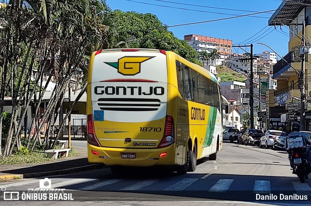 Empresa Gontijo de Transportes 18710 na cidade de Machado, Minas Gerais, Brasil, por Danilo Danibus. ID da foto: 12062095.