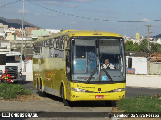 Viação Itapemirim 8601 na cidade de Caruaru, Pernambuco, Brasil, por Lenilson da Silva Pessoa. ID da foto: 12063167.