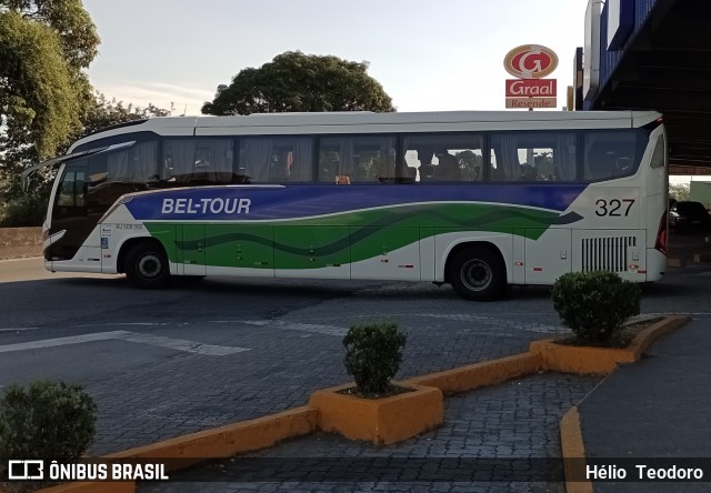 Bel-Tour Transportes e Turismo 327 na cidade de Resende, Rio de Janeiro, Brasil, por Hélio  Teodoro. ID da foto: 12062808.
